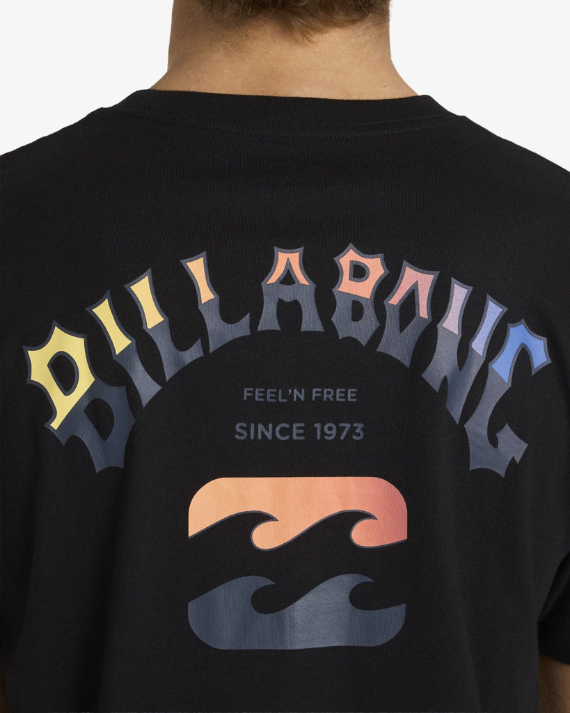 Camiseta Billabong Arch Fade Premium Black