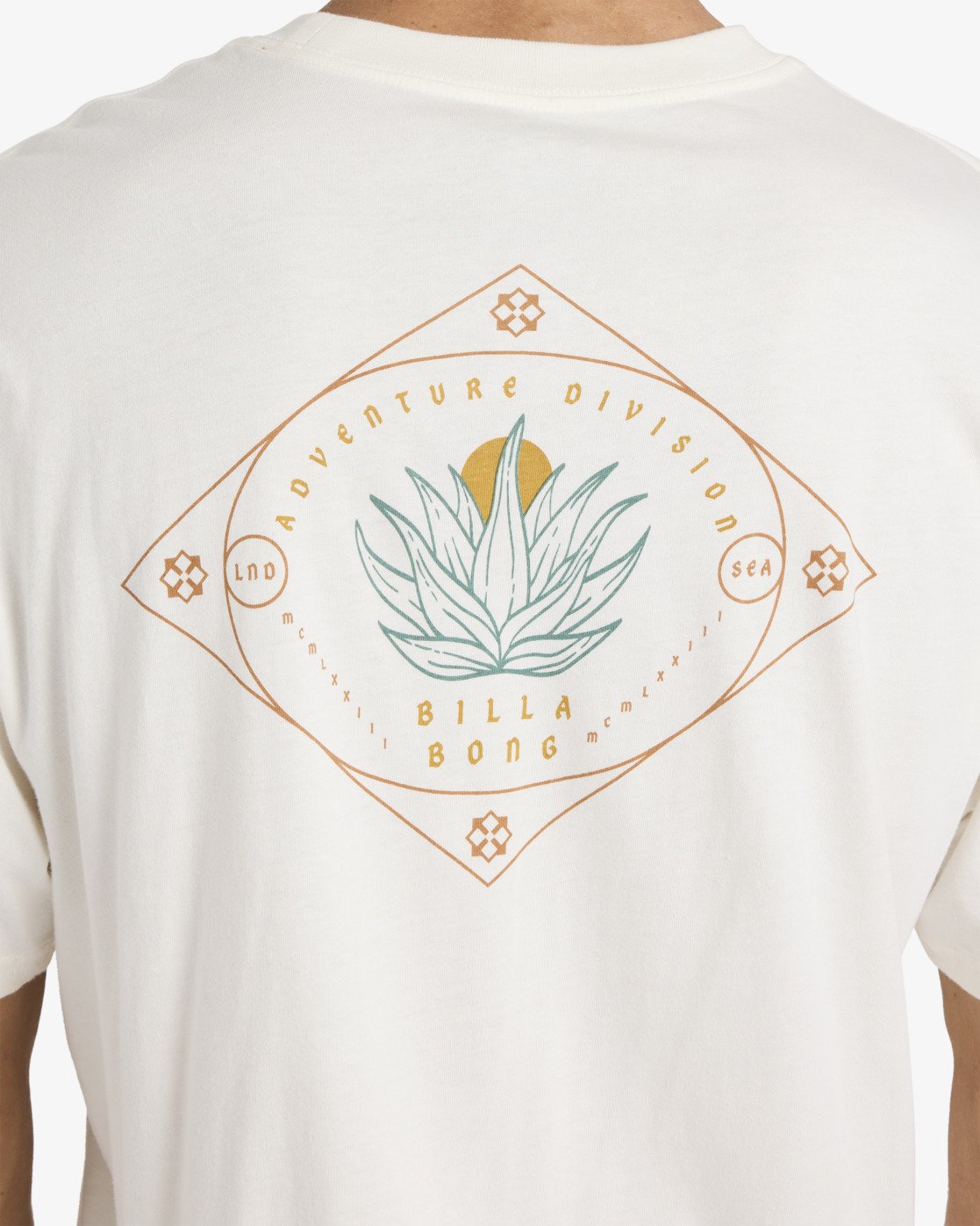 Camiseta Billabong Agave A/Div Premium Off White