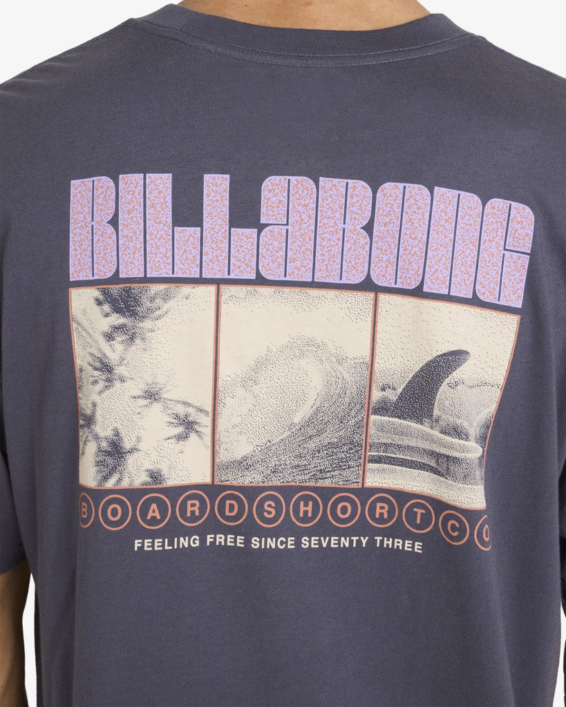 Camiseta Billabong Broadsheet Premium Graystone