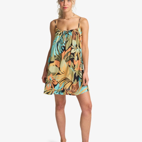 Vestido Billabong Beach Song Printed Mini