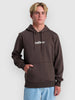 Sudadera Quiksilver Screen Fleece Fineline Chocolate Brown