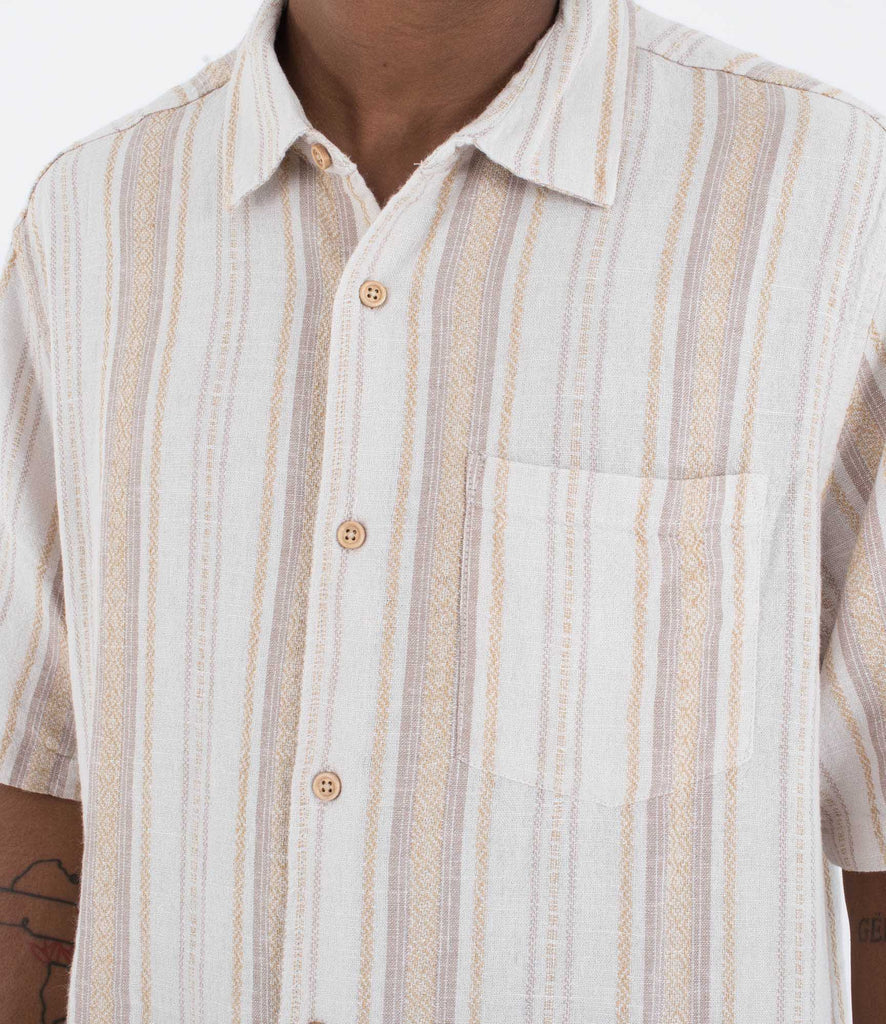 Camisa Hurley Oceanside Barely Bone