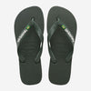 Chanclas Havaianas Brasil Logo Green Olive SS25