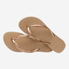 Chanclas Havaianas Slim Crystal Rose Gold SS25