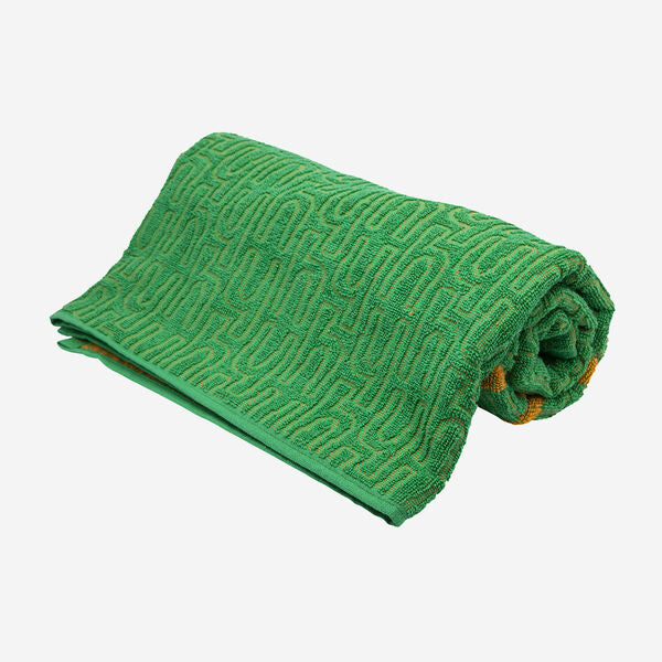 Toalla Havaianas Logo Green Yellow