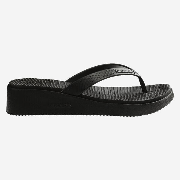Havaianas High Platform II Black Women's Flip Flops | Comfortable