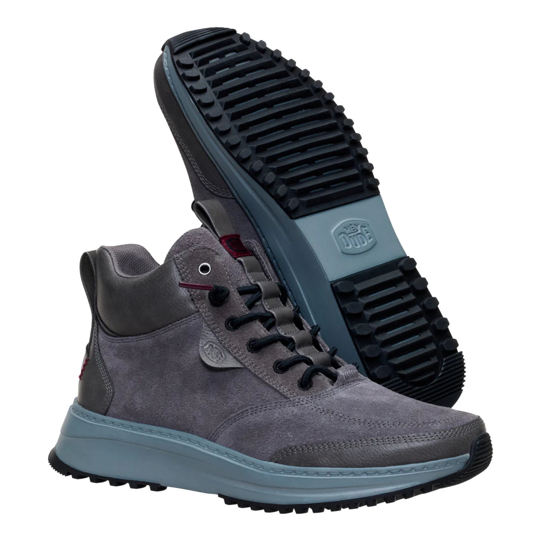 Botas grises Hey Dude hombre con estilo urbano y deportivo invierno 2025