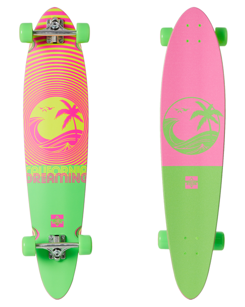 Longskate Dusters California Dreaming Neon Green 40" Pintail