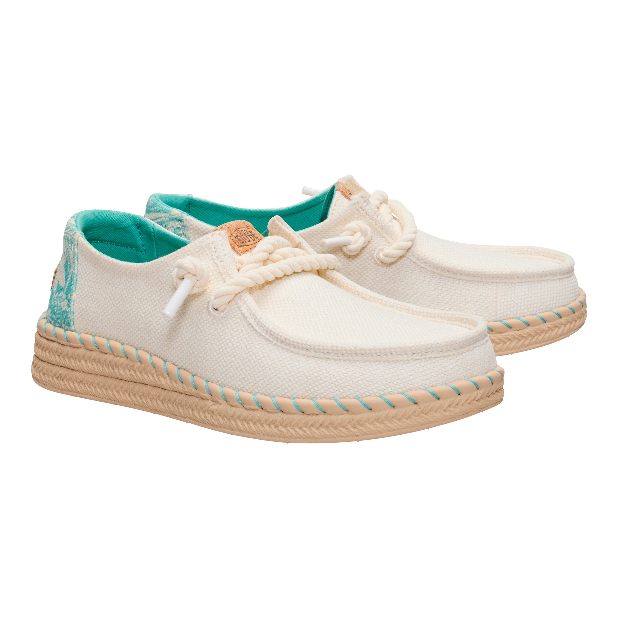 Zapatillas Hey Dude Wendy Espadrille Hibiscus Egret