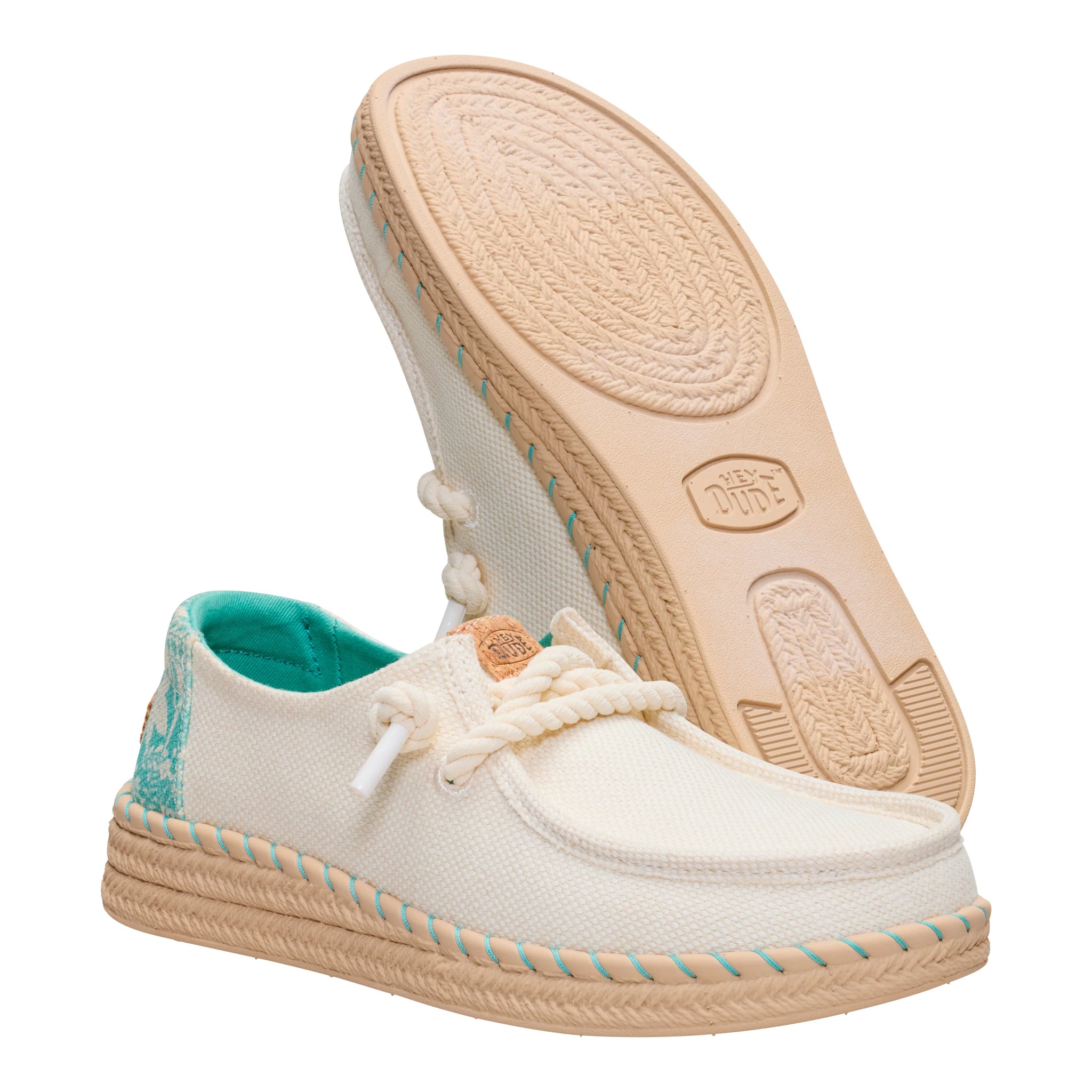 Zapatillas Hey Dude Wendy Espadrille Hibiscus Egret