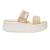 Sandalias Hey Dude Austin Slide Classic Champagne Metallic