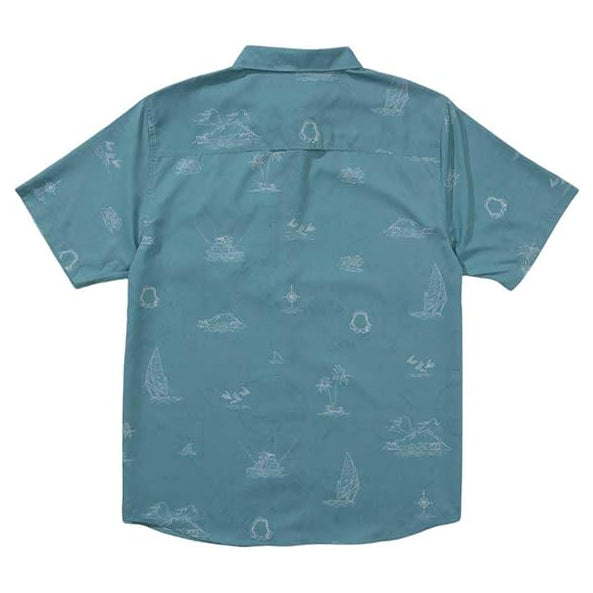 Camisa Salty Crew Helmsman UV Button up Hydro