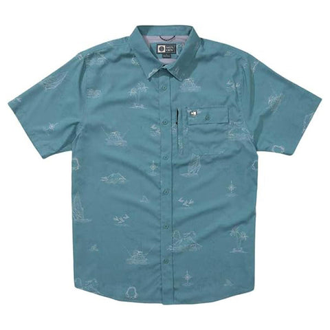 Camiseta Rip Curl Surf Revival Station Bone