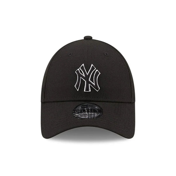 Gorra New Era League Basic NY Black Outline