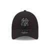 Gorra New Era League Basic NY Black Outline