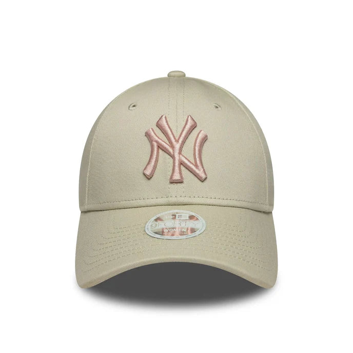 Gorra New Era NY Women Essential Logo Bone Pink