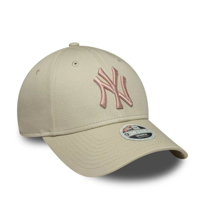Gorra New Era NY Women Essential Logo Bone Pink