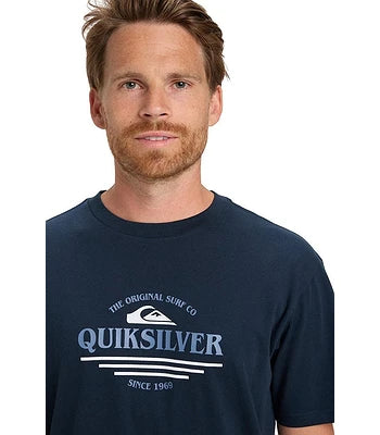Camiseta Quiksilver Type Line Navy