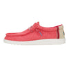 Zapatillas Hey Dude Wally Jute Claret Red/Silver Birch