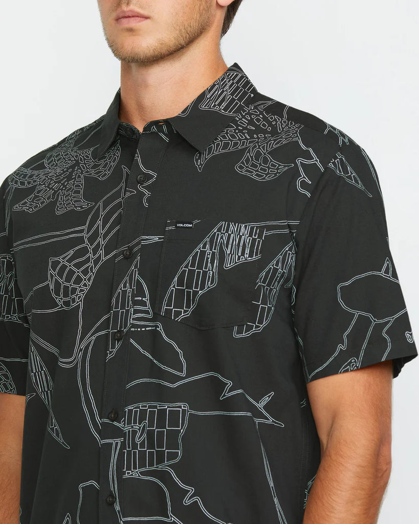 Camisa Volcom Cad FLoral Stealth