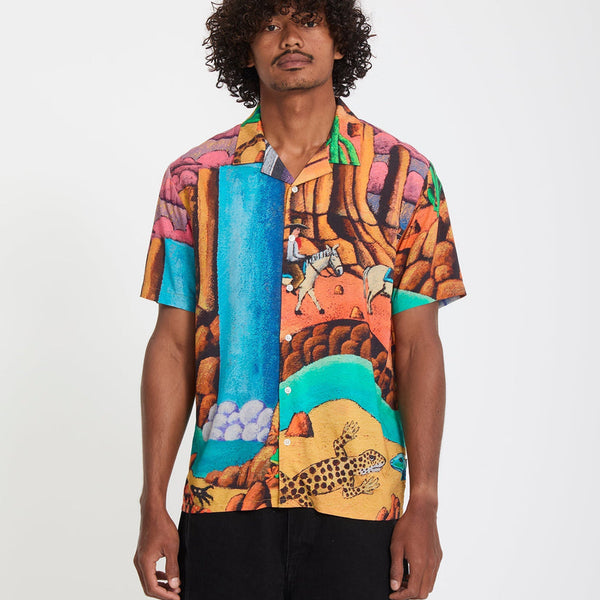 Camisa Volcom Mickey Mason Multi