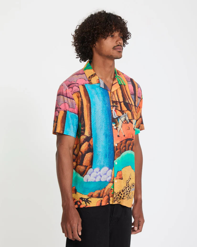 Camisa Volcom Mickey Mason Multi