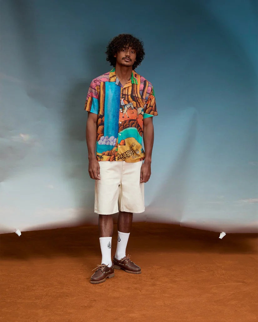 Camisa Volcom Mickey Mason Multi