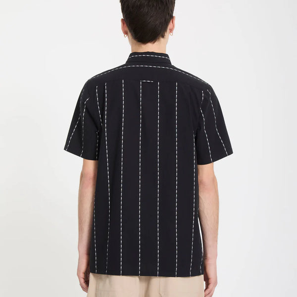 Camisa Volcom Whitworth Gloss Black