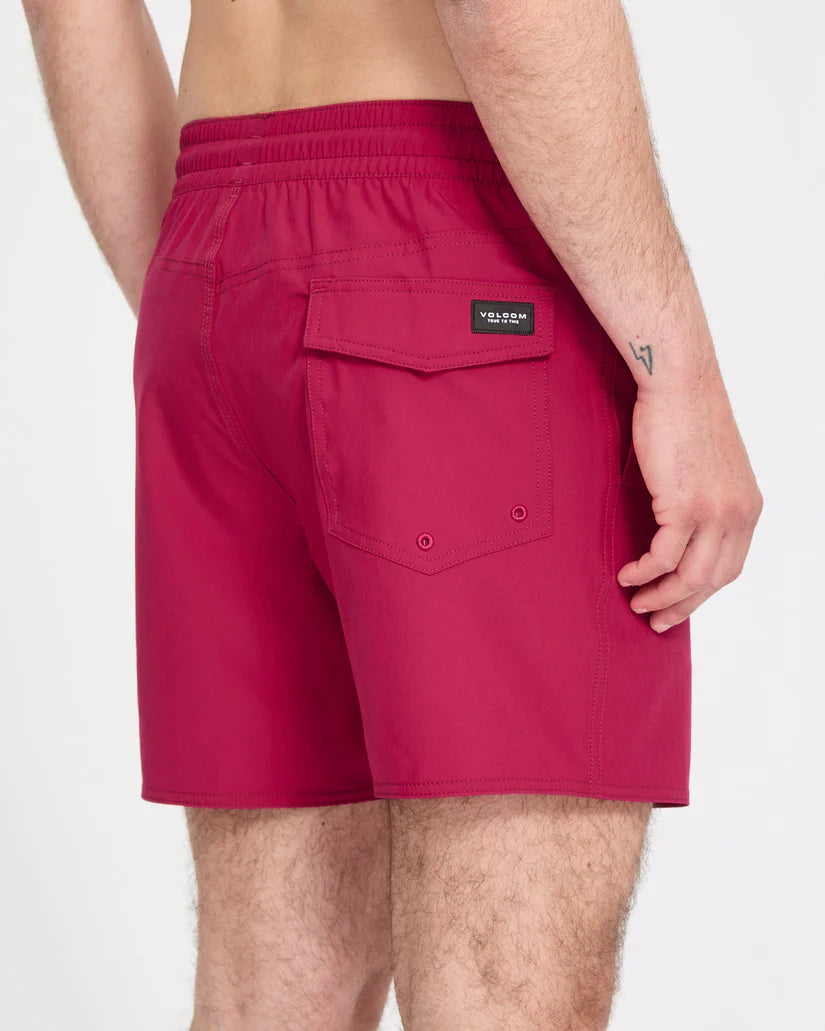 Bañador Volcom Lido Solid Trunk 16 Sangría