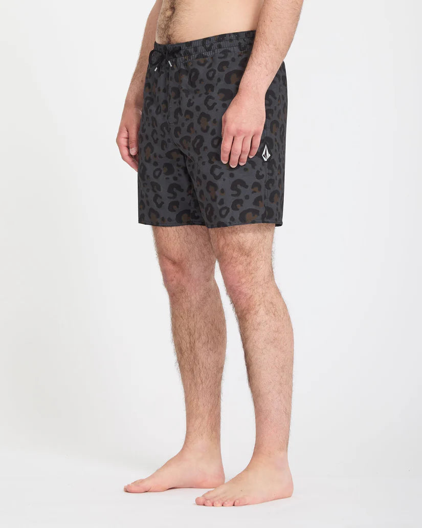 Bañador Volcom Melange Trunk 17´ Asphalt Black
