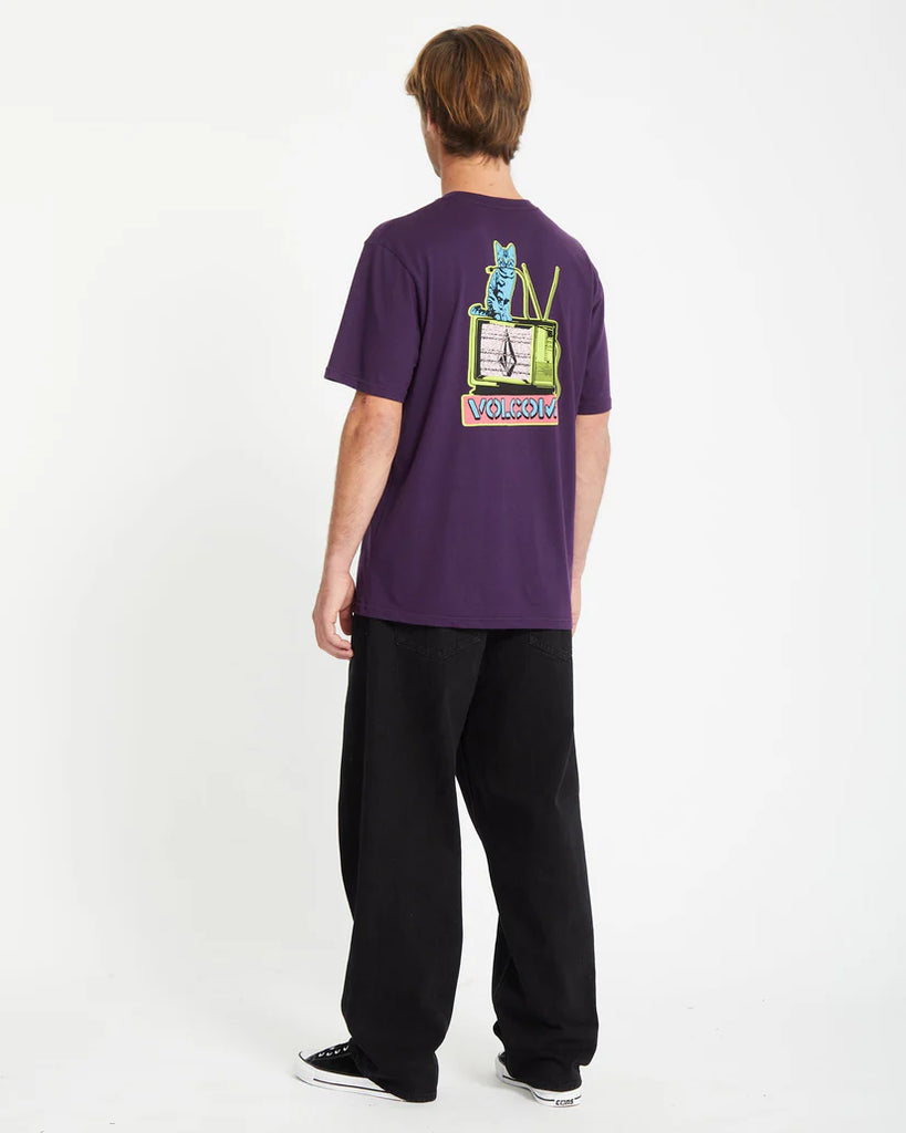 Camiseta Volcom Catv Grape Royal
