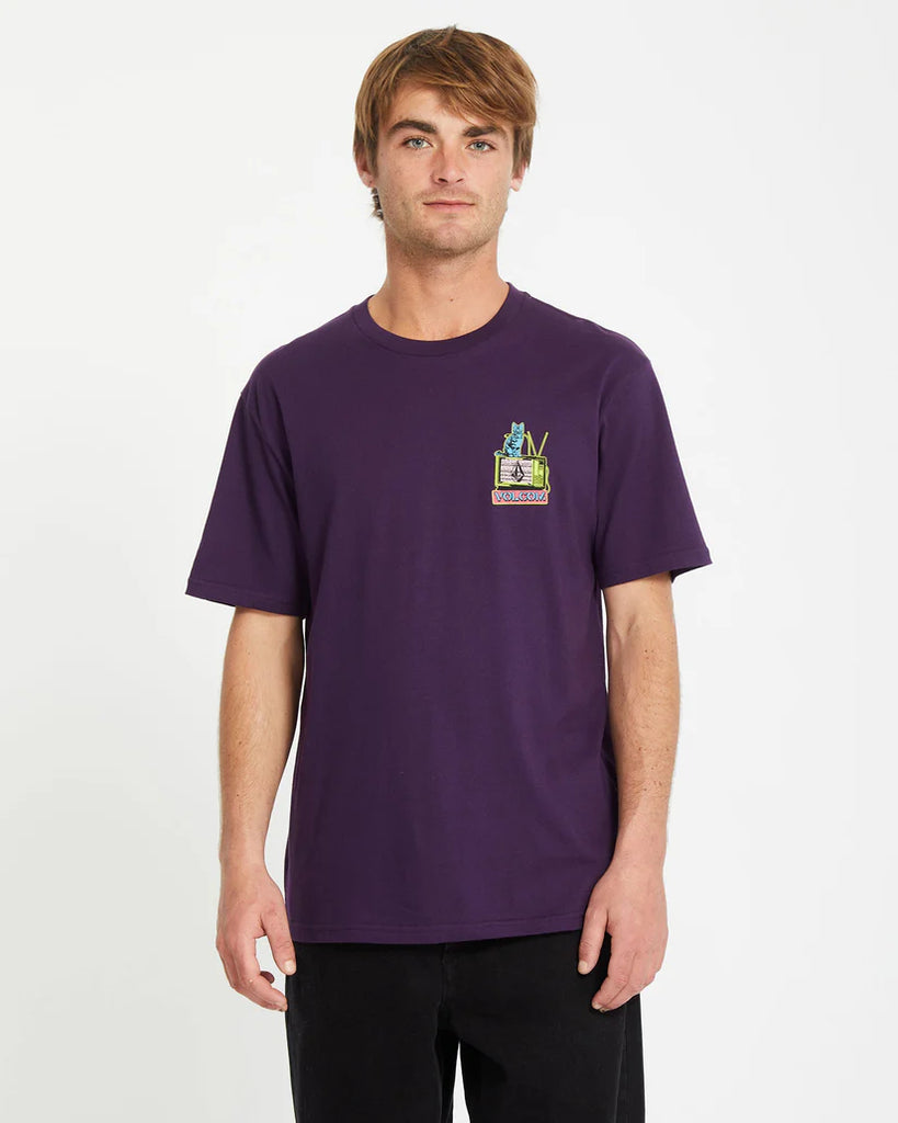 Camiseta Volcom Catv Grape Royal