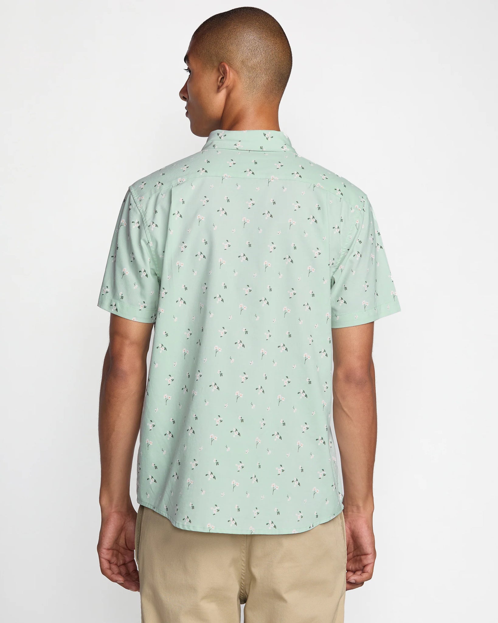 Camisa Rvca That'll do shirt Green Haze