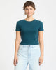 Camiseta Volcom Stone Tight Crop Emerald
