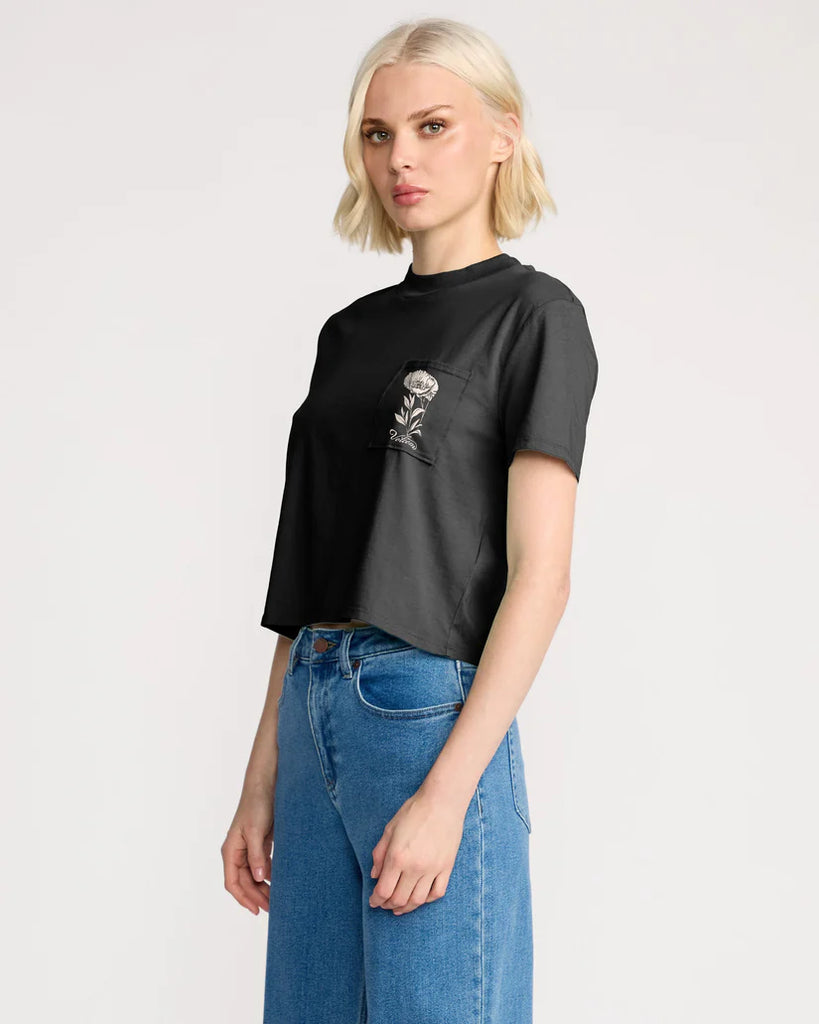 Camiseta Volcom Pocket Dial Vintage Black
