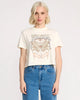 Camiseta Volcom Dial Crop Bone