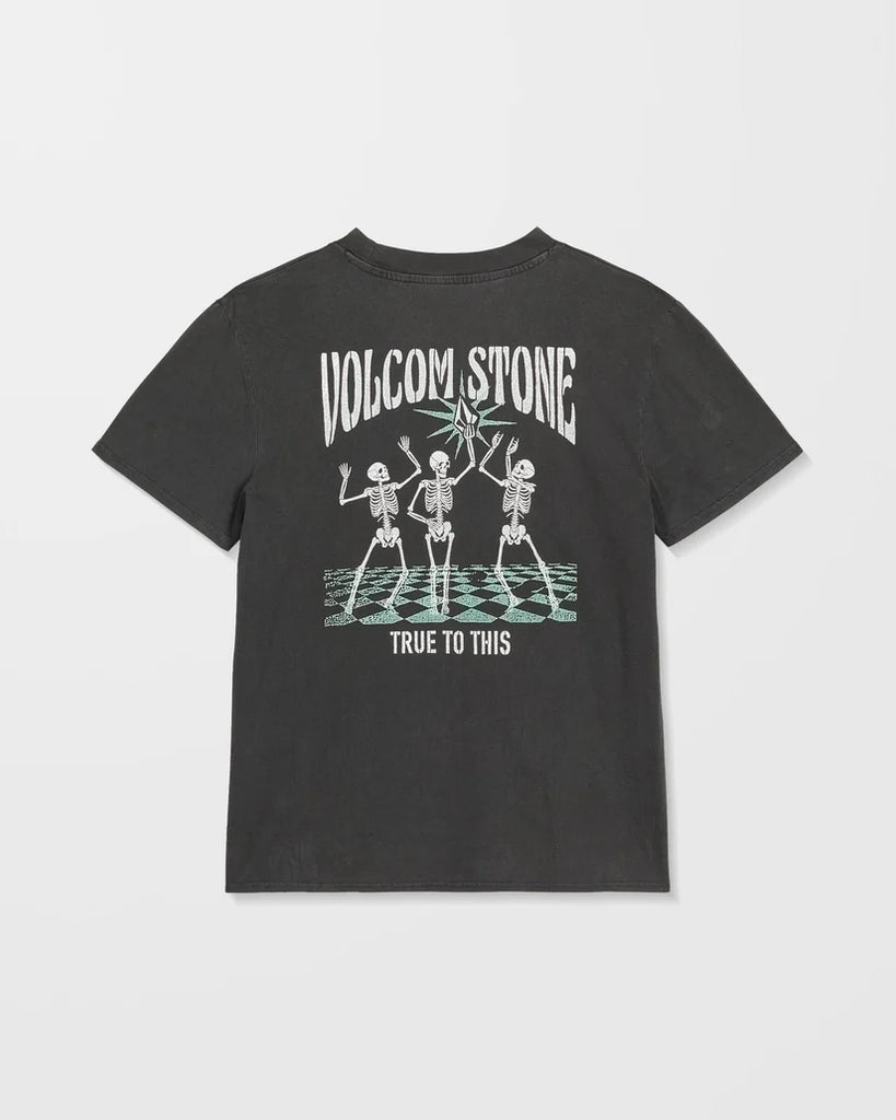 Camiseta Volcom Lock It Up Vintage Black