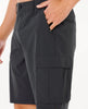 Bermudas Híbridas Rip Curl Boardwalk Classic Surf Cargo Washed Black