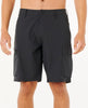 Bermudas Híbridas Rip Curl Boardwalk Classic Surf Cargo Washed Black
