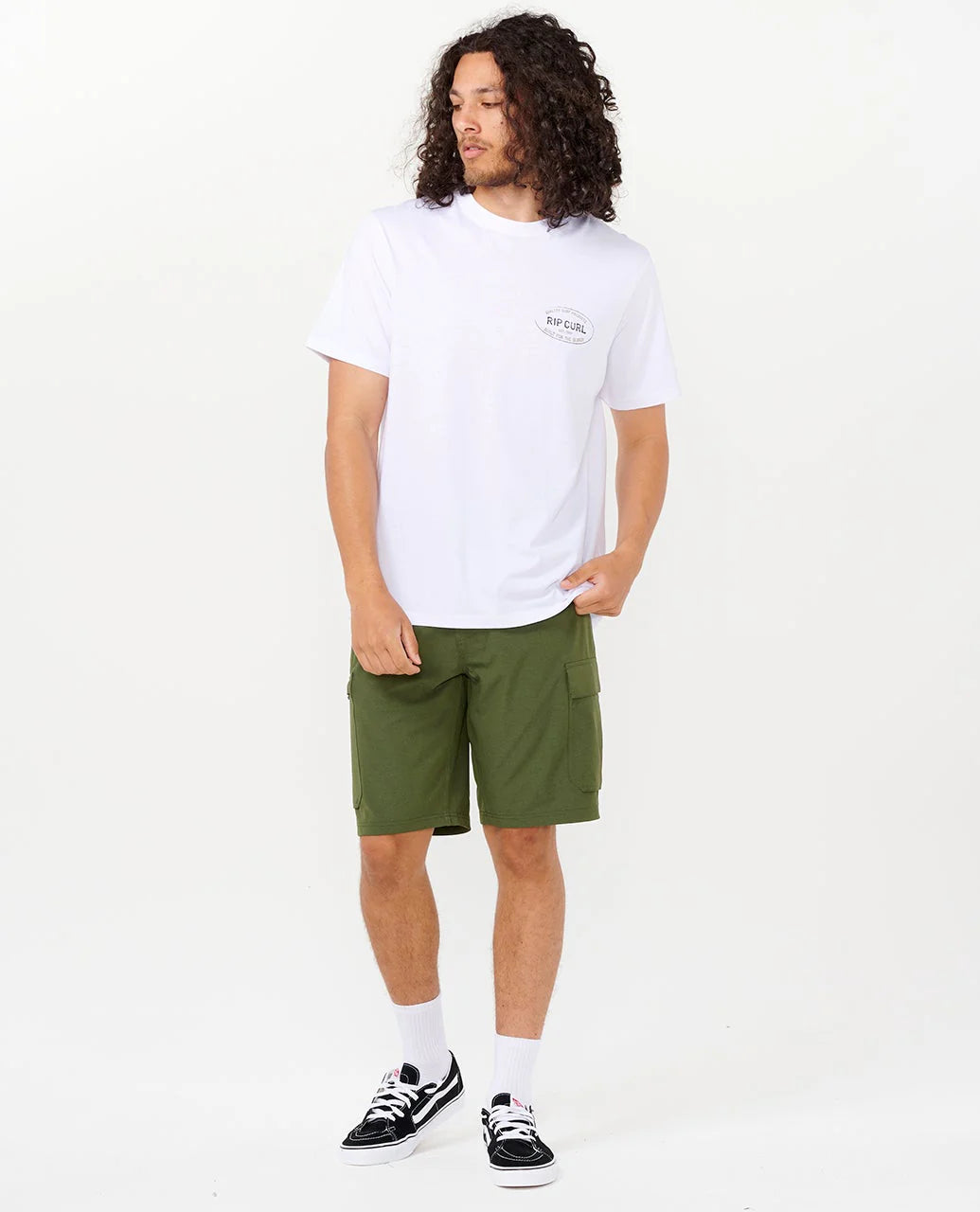 Bermudas Híbridas Rip Curl Boardwalk Classic Surf Cargo Dark Olive