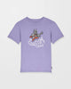 Camiseta Volcom Spikesnight Purple Ash Kids