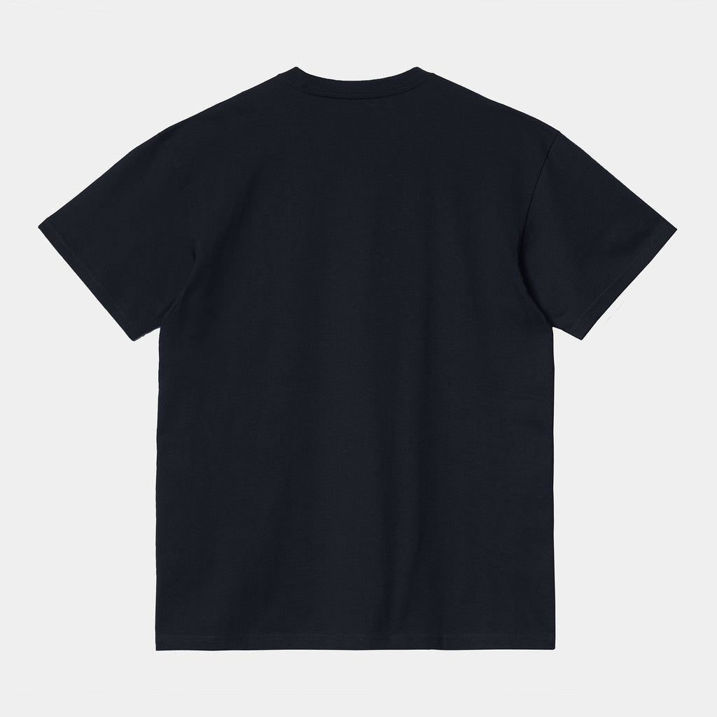 Camiseta Carhartt Wip Chase Navy Gold