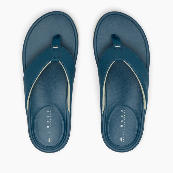 Chanclas Reef Cushion Bonzer Deep Sea/White