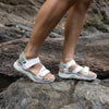 Sandalias Reef Cross--Shore White Frost