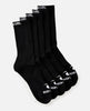 Calcetines Altos Rip Curl Brand Crew Negros 5 Pack (40-46EU)