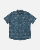 Camisa SALTY CREW Drifter UV Flasing Up Dark Navy microperforada azul oscuro estilo surf verano