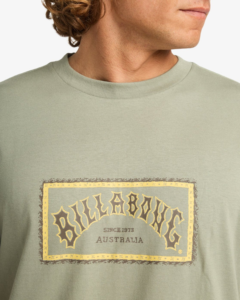 Camiseta Billabong Arch Frame Green Light