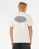 Camiseta Rip Curl Raw Energy de Oval White Vintage