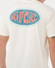 Camiseta Rip Curl Raw Energy de Oval White Vintage