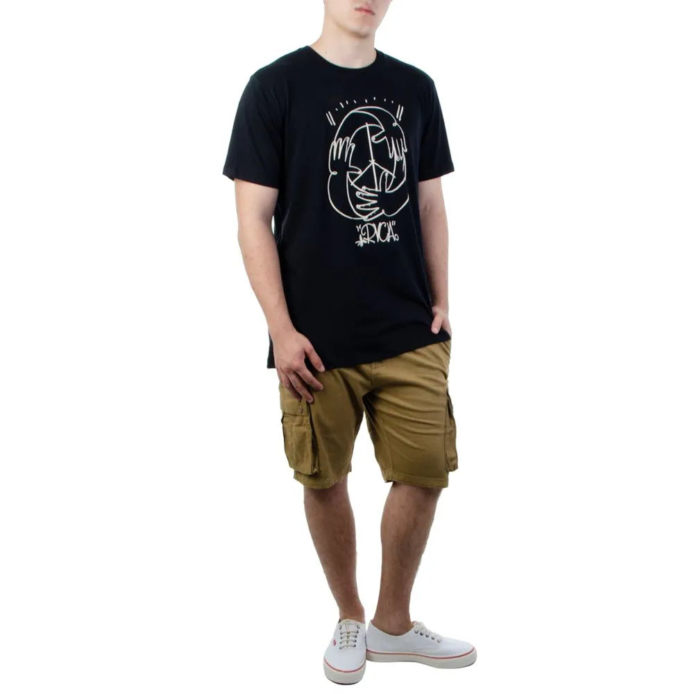 Camiseta Rvca Peace Recycle Black